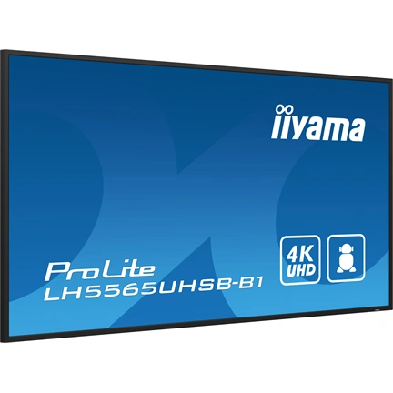 Iiyama ProLite LH5565UHSB-B1 professzionális kijelző, LFD 55" 4K UHD IPS Android