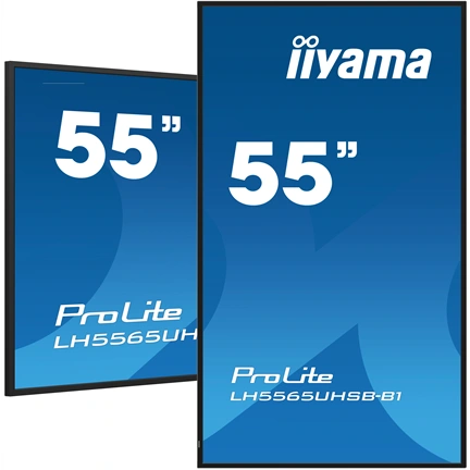 Iiyama ProLite LH5565UHSB-B1 professzionális kijelző, LFD 55" 4K UHD IPS Android