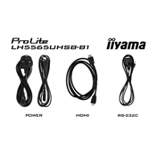 Iiyama ProLite LH5565UHSB-B1 professzionális kijelző, LFD 55" 4K UHD IPS Android