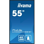 Iiyama ProLite LH5565UHSB-B1 professzionális kijelző, LFD 55" 4K UHD IPS Android
