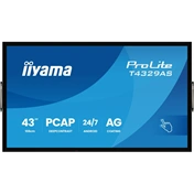 Iiyama ProLite T4329AS-B1AG interaktív PCAP érintőkijelző 43" UHD VA, Android 14