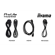 Iiyama ProLite T4329AS-B1AG interaktív PCAP érintőkijelző 43" UHD VA, Android 14