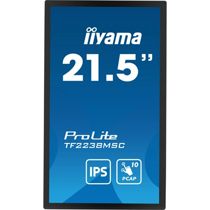 Iiyama ProLite TF2238MSC-B1 érintőkijelző 21,5" FHD IPS, karcálló