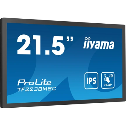 Iiyama ProLite TF2238MSC-B1 érintőkijelző 21,5" FHD IPS, karcálló