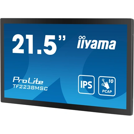 Iiyama ProLite TF2238MSC-B1 érintőkijelző 21,5" FHD IPS, karcálló