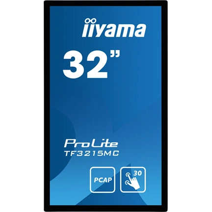 Iiyama ProLite TF3215MC-B2 30 pontos kapacitív érintőképernyős monitor - 32" FHD VA