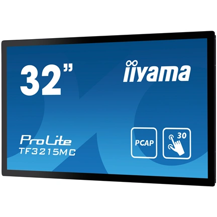 Iiyama ProLite TF3215MC-B2 30 pontos kapacitív érintőképernyős monitor - 32" FHD VA