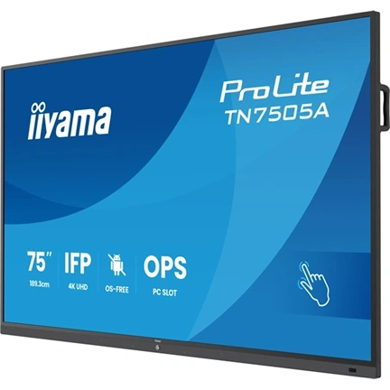 Iiyama ProLite TN7505A-B1AG 75" OS-Free Professional Touch Display