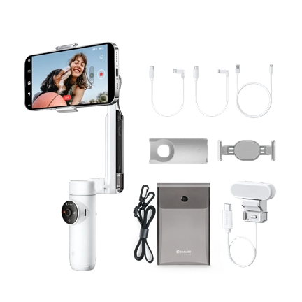 Insta360 Flow Creator Kit telefon stabilizátor - Fehér