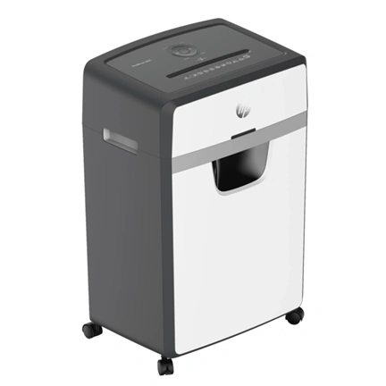 Iratmegsemmisítő, konfetti, 24 lap, HP "Oneshred 24CC", világosszürke