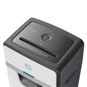 Iratmegsemmisítő, konfetti, 24 lap, HP "Oneshred 24CC", világosszürke
