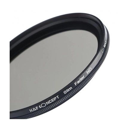 K&F Concept Slim vario ND 2-400 változtatható szürkeszűrő, 67 mm