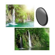 K&F Concept Slim vario ND 2-400 változtatható szürkeszűrő, 67 mm