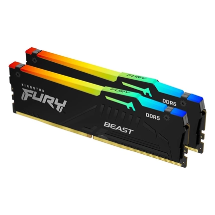 KINGSTON Fury Beast DDR5 6000MHz CL30 32GB XMP RGB (kit2)