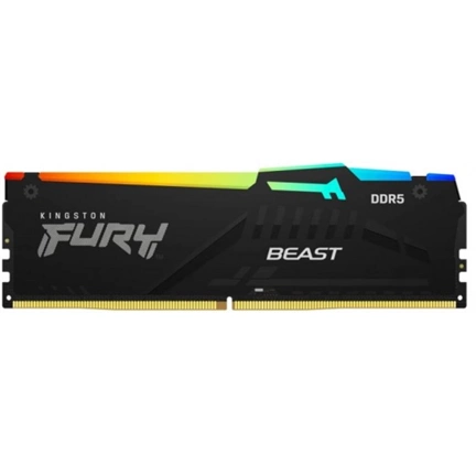 KINGSTON Fury Beast RGB DDR5 5200MHz CL40 32GB Intel XMP