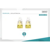 Kábel DIGITUS Professional CAT6A S/FTP patch 10m szürke