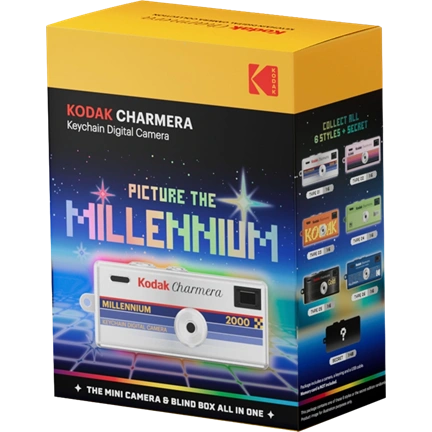 Kodak Charmera Millennium kulcstartós digitális fényképezőgép – meglepetésdoboz
