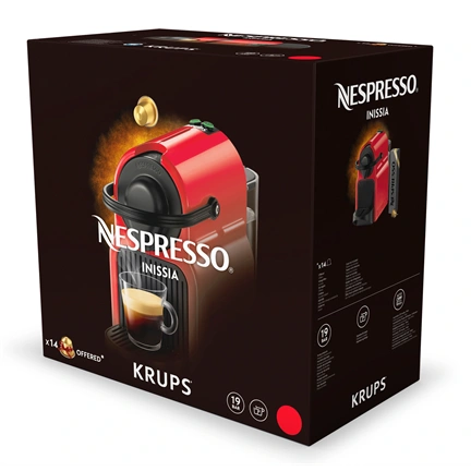 Krups XN100110 Nespresso Inissia kapszulás kávéfőző fehér