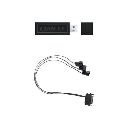 LED Vezérlő Lian Li UNI FAN Wireless Controler V2 - fekete
