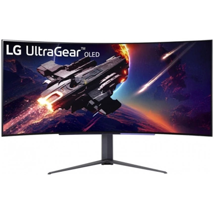 LG 45GR95QE-B 45" UltraGear OLED WQHD 800R ívelt 240Hz 0,03ms