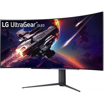 LG 45GR95QE-B 45" UltraGear OLED WQHD 800R ívelt 240Hz 0,03ms