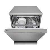 LG DF365FPS QuadWash mosogatógép - gőzös, TrueSteam, automatikus ajtónyitás, 14 teríték, ThinQ WiFi