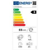 LG DF365FPS QuadWash mosogatógép - gőzös, TrueSteam, automatikus ajtónyitás, 14 teríték, ThinQ WiFi