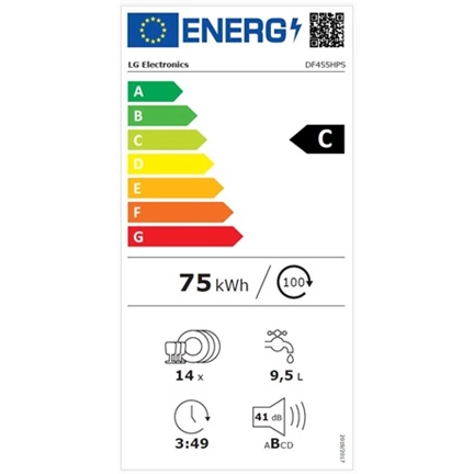 LG DF455HPS QuadWash mosogatógép - gőzös, TrueSteam, automatikus ajtónyitás, 14 teríték, ThinQ WiFi