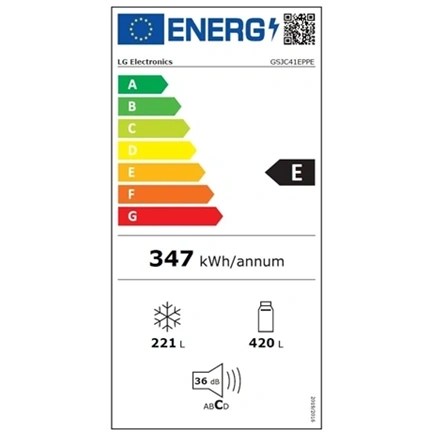 LG GSJC41EPPE Side by Side hűtő
