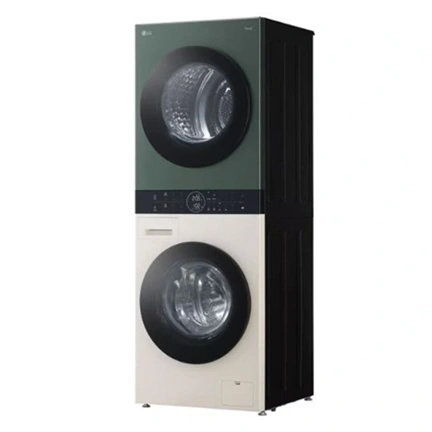LG WT1210EGF WashTower mosógép + szárítógép - zöld + bézs
