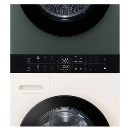 LG WT1210EGF WashTower mosógép + szárítógép - zöld + bézs