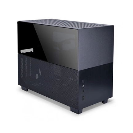 LIAN LI Q58 PCIe 4.0 riser kábellel, fekete