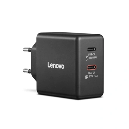Lenovo Dual USB-C 65W GaN Charger