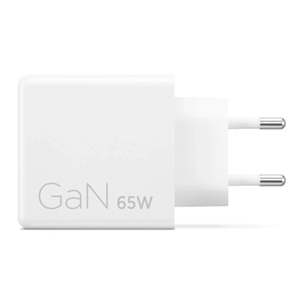 Lenovo Dual USB-C 65W GaN Charger, White