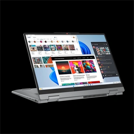Lenovo IdeaPad 5 2-in-1 14AGP11 notebook 14" WUXGA, AMD Ryzen AI 7 445, 16GB, 512GB SSD, Wi-Fi 7, nincs OS, holdszürke