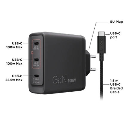 Lenovo Multi-port USB-C 100W GaN Charger