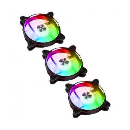 Lian Li BR120 Digital RGB PWM Venitlátor 3er Pack + Controller, fekete