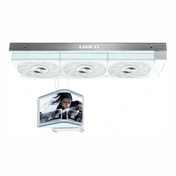 Lian Li HydroShift II OLED Curved 360 P28 vízhűtés, fehér