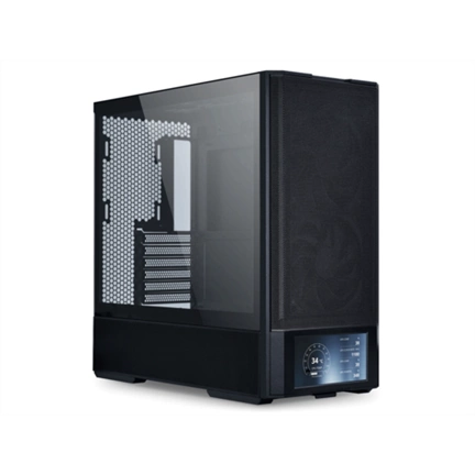 Lian Li Lancool 207 Digital számítógépház - 6"-es LCD kijelző, M-ATX, edzett üveg, 4db PWM ventilátor, fekete Lian Li Lancool 207 Digital számítógépház - 6"-es LCD kijelző, M-ATX, edzett üveg, 4db PWM ventilátor, fekete