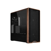 Lian Li Lancool 217 számítógépház - E-ATX/EEB, edzett üveg, fa, 5db ventilátor, fekete