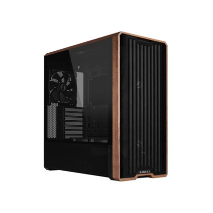 Lian Li Lancool 217 számítógépház - E-ATX/EEB, edzett üveg, fa, 5db ventilátor, fekete