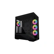 Lian Li Vector V100 számítógépház - E-ATX, edzett üveg, RGB fénysáv, fekete