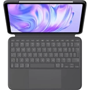 Logitech Combo Touch leválasztható billentyűzettok érintőpaddal - iPad Pro 11" M4-hez, nemzetközi, grafitszürke