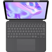 Logitech Combo Touch leválasztható billentyűzettok érintőpaddal - iPad Pro 13" M4-hez, nemzetközi, grafitszürke