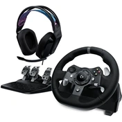 Logitech G920/G29 kormány/pedál + G335 fejhallgató, fekete