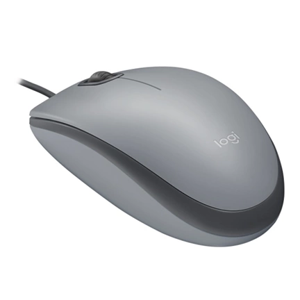 Logitech Mouse M110 SILENT - MID GRAY - EMEA