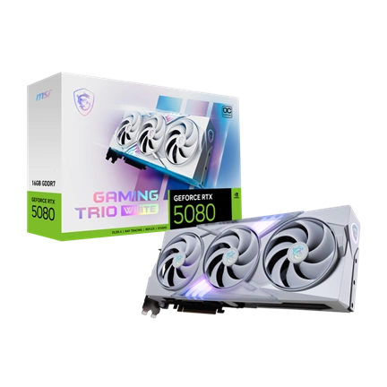 MSI GeForce RTX 5080 16G GAMING TRIO OC WHITE