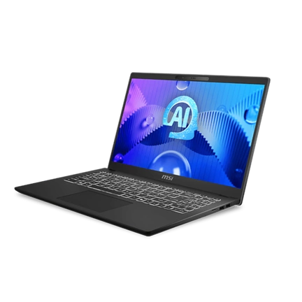 MSI Modern 15 H AI C1M notebook 15,6" FHD, Intel Core Ultra 5 125H, 16GB DDR5, 512GB SSD, nincs operációs rendszer MSI Modern 15 H AI C1M notebook 15,6" FHD, Intel Core Ultra 5 125H, 16GB DDR5, 512GB SSD, nincs operációs rendszer