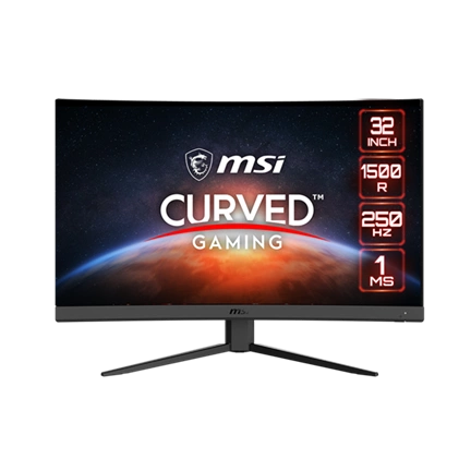 MSI Monitor GAMING G32C4X Ívelt VA LED 31,5" FHD 1920x1080, 16:9, 3000:1 CR, 300cd/m2, 1ms, 250Hz, DP, HDMI MSI Monitor GAMING G32C4X Ívelt VA LED 31,5" FHD 1920x1080, 16:9, 3000:1 CR, 300cd/m2, 1ms, 250Hz, DP, HDMI