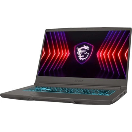 MSI Thin 15 B12VE notebook 15,6" FHD 144Hz Core i5-12450H 16GB 512GB SSD RTX4050 6GB, nincs operációs rendszer